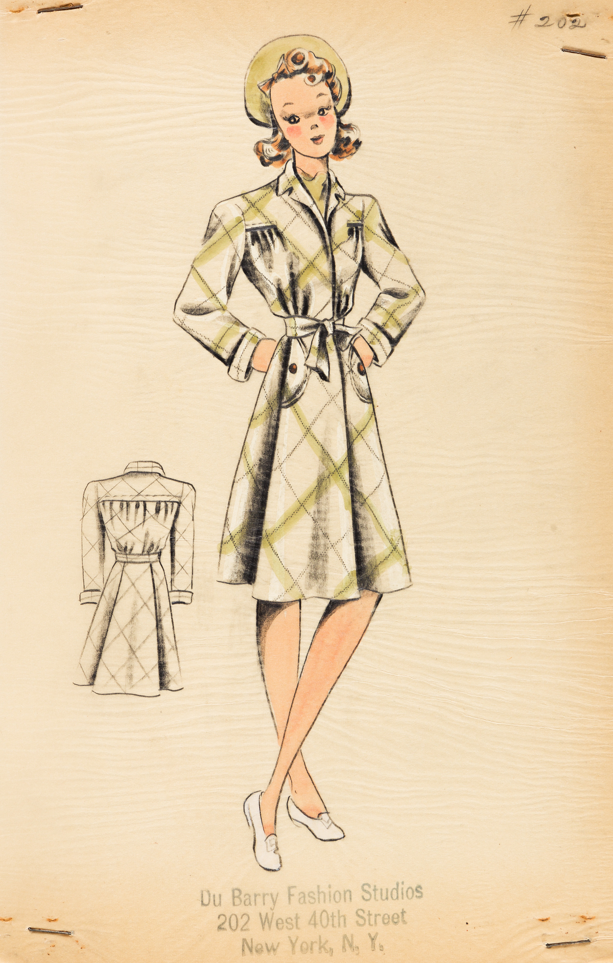 DU BARRY FASHION STUDIOS active 1940s to 1960s Ladies Fash